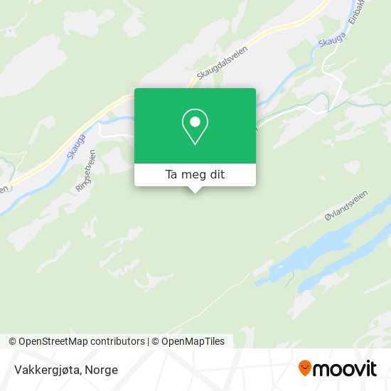 Vakkergjøta kart