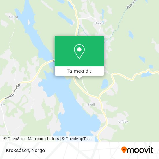 Kroksåsen kart