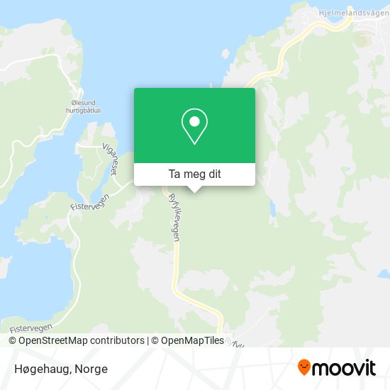 Høgehaug kart