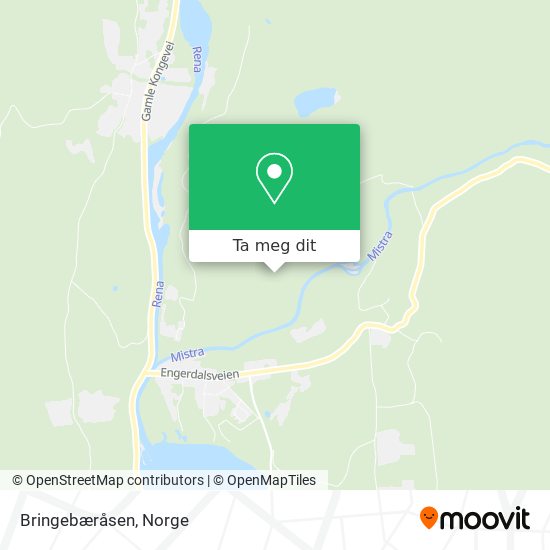Bringebæråsen kart