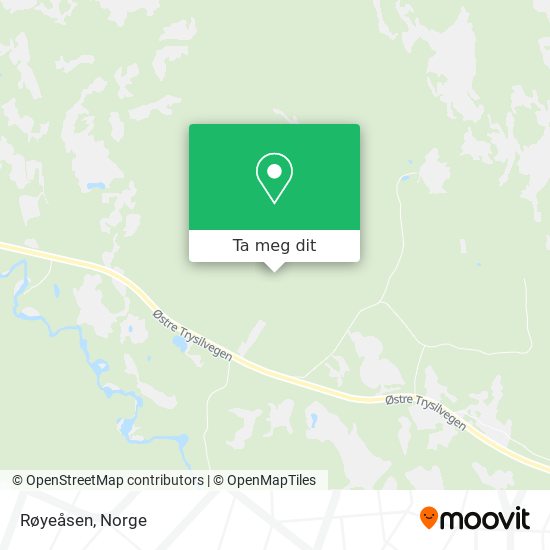 Røyeåsen kart