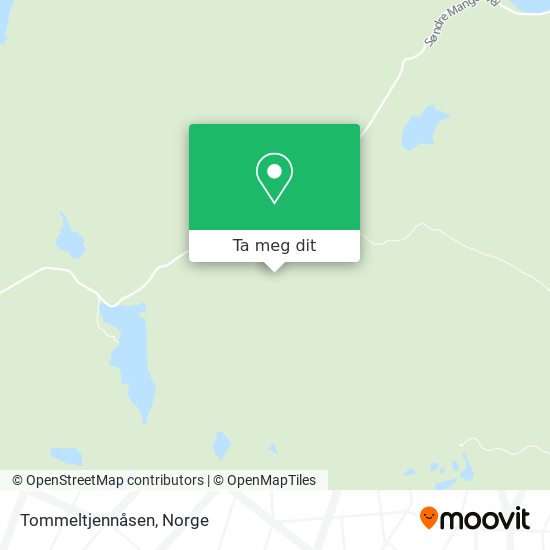 Tommeltjennåsen kart