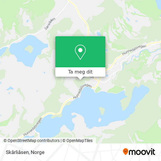 Skårliåsen kart