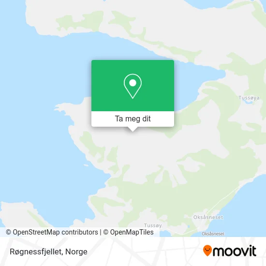 Røgnessfjellet kart