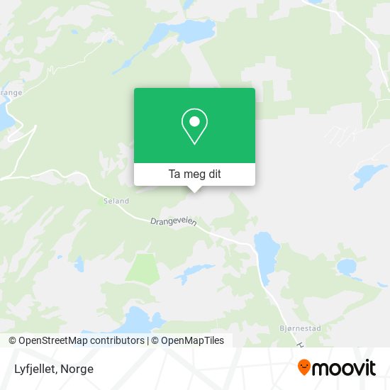 Lyfjellet kart