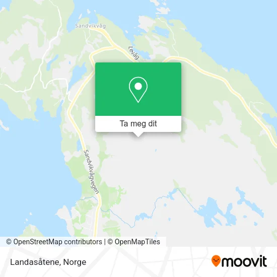 Landasåtene kart