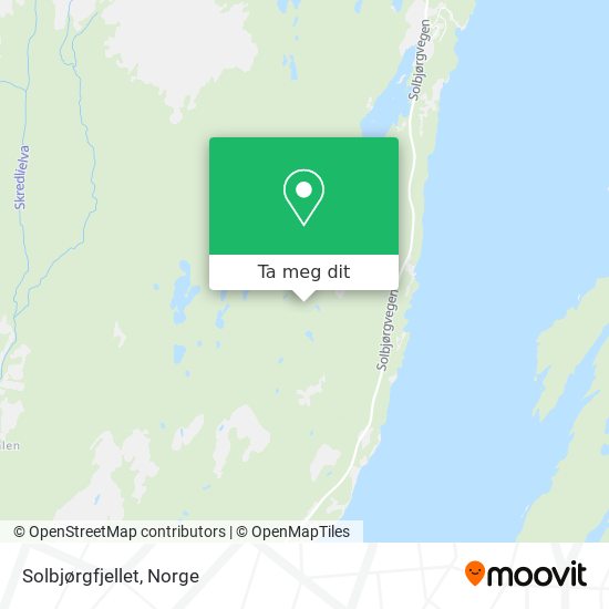 Solbjørgfjellet kart