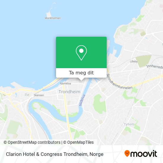 Clarion Hotel & Congress Trondheim kart