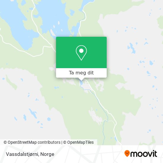 Vassdalstjørni kart