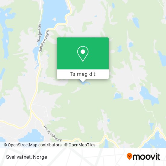 Svelivatnet kart