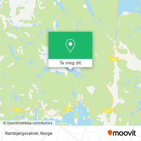 Rambjørgsvatnet kart