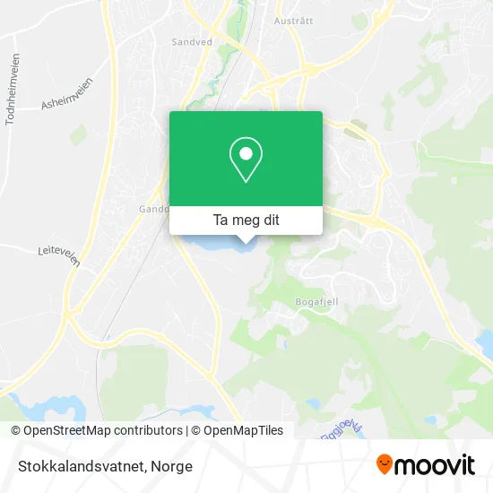 Stokkalandsvatnet kart