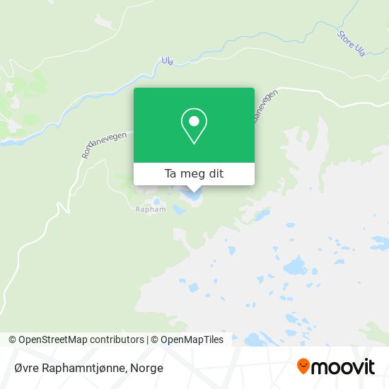Øvre Raphamntjønne kart