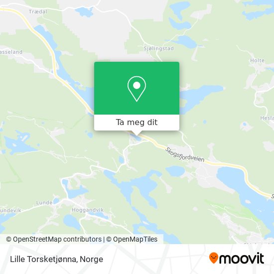 Lille Torsketjønna kart