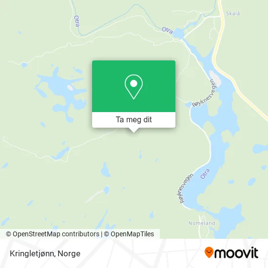 Kringletjønn kart