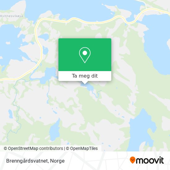 Brenngårdsvatnet kart