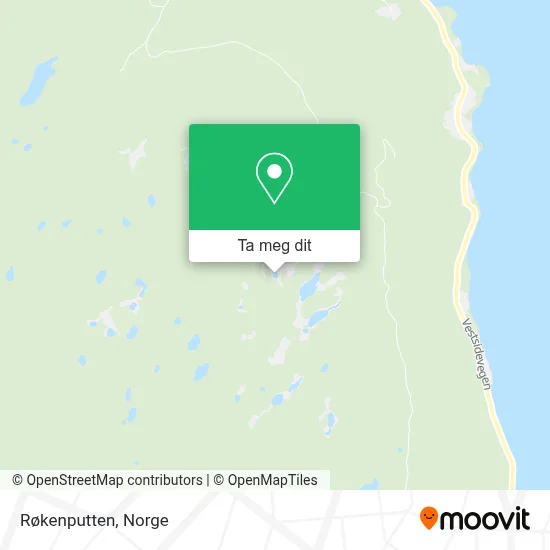 Røkenputten kart