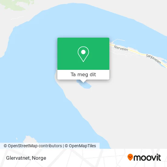 Glervatnet kart
