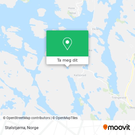Stølstjørna kart