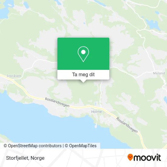 Storfjellet kart