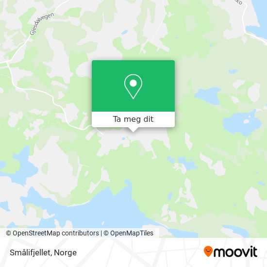 Smålifjellet kart