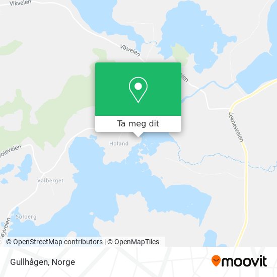 Gullhågen kart