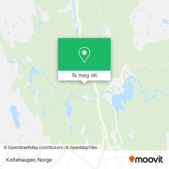 Koltehaugen kart