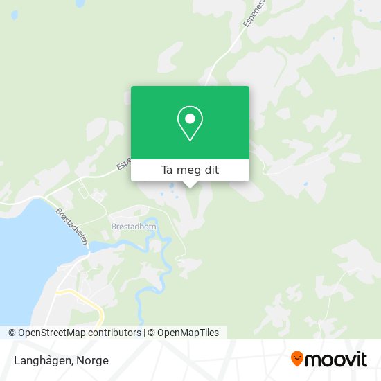 Langhågen kart