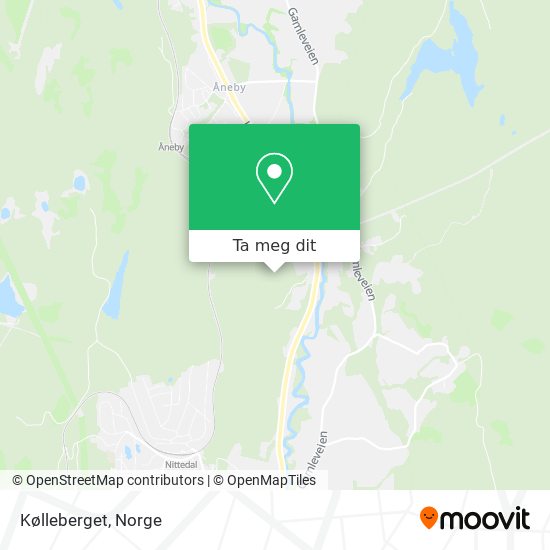 Kølleberget kart