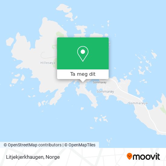 Litjekjerkhaugen kart