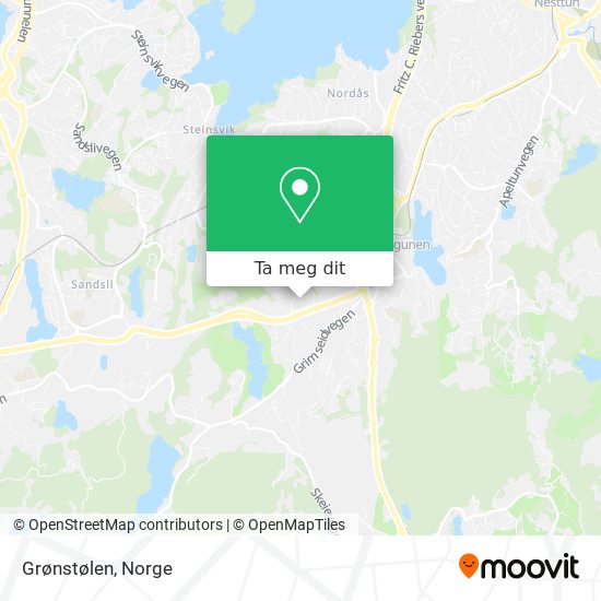 Grønstølen kart