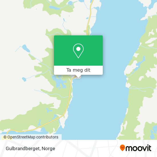 Gulbrandberget kart