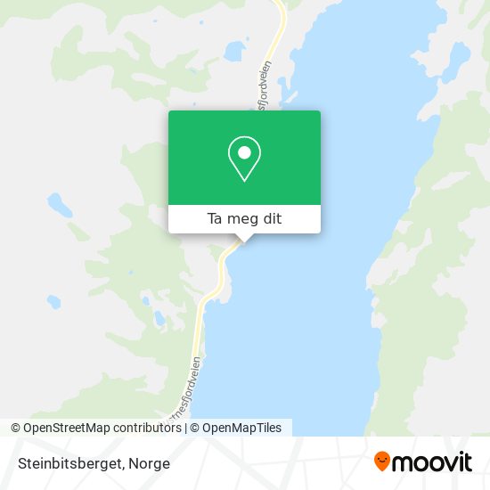 Steinbitsberget kart