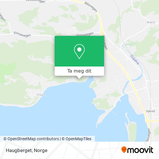 Haugberget kart