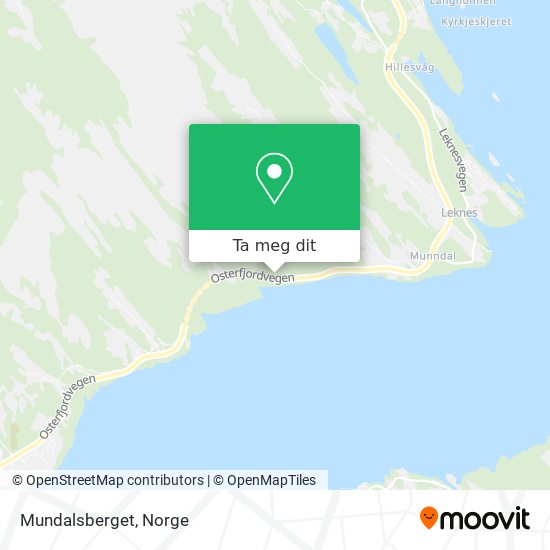Mundalsberget kart