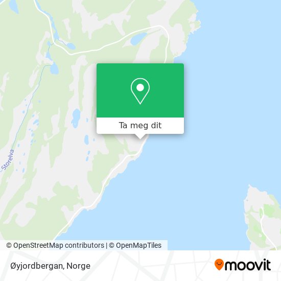 Øyjordbergan kart