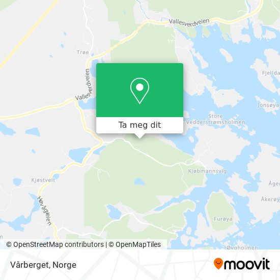 Vårberget kart