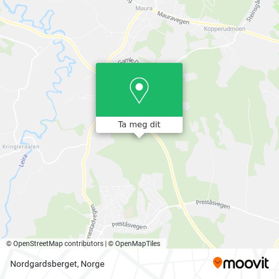 Nordgardsberget kart