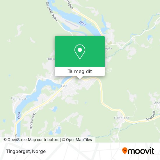 Tingberget kart