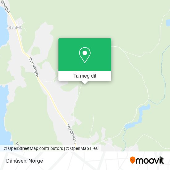 Dånåsen kart