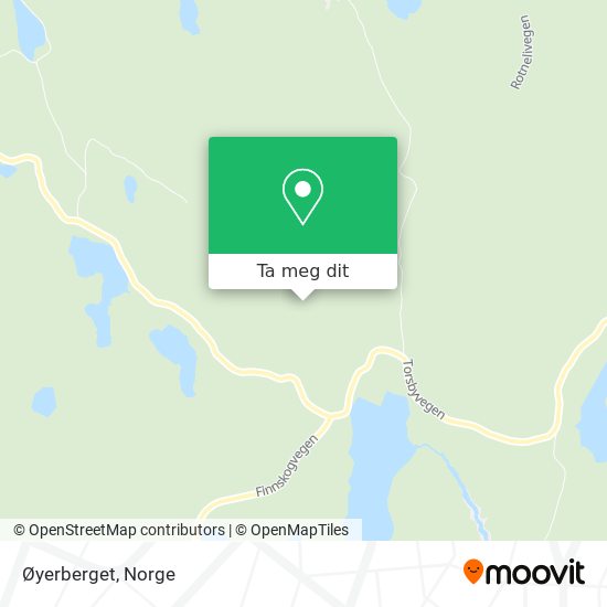 Øyerberget kart