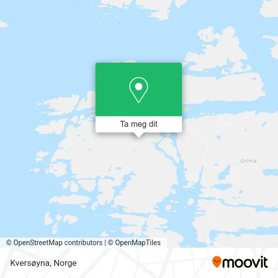 Kversøyna kart