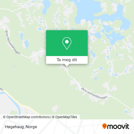 Høgehaug kart