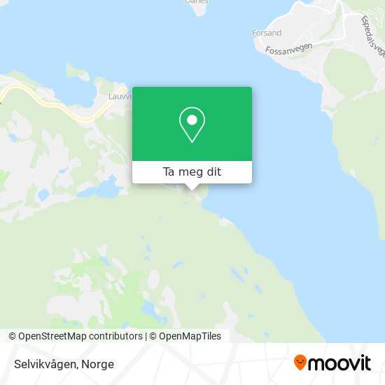 Selvikvågen kart