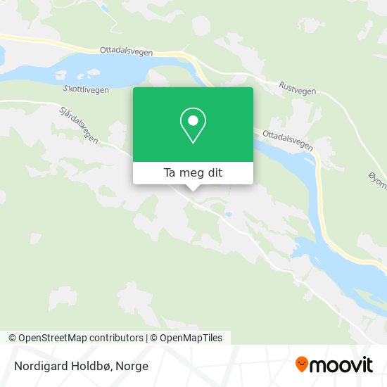 Nordigard Holdbø kart