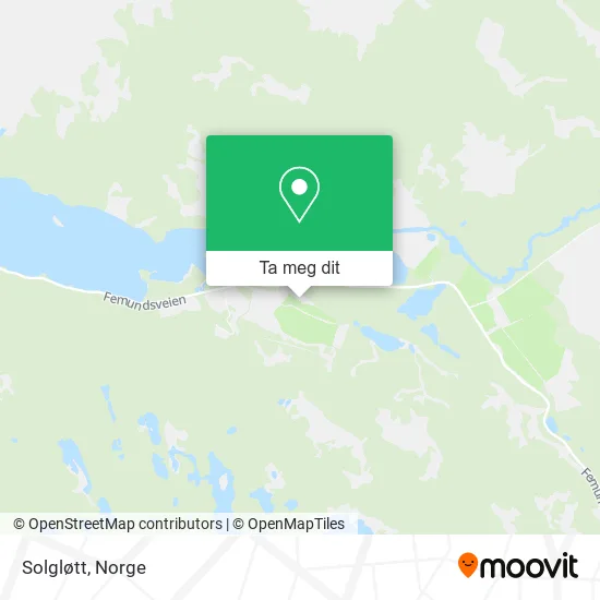 Solgløtt kart