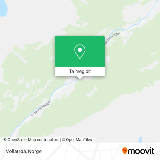 Vollatrøa kart