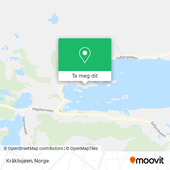 Kråklisjøen kart