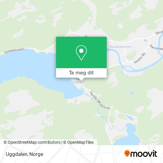 Uggdalen kart