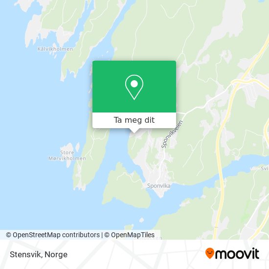 Stensvik kart